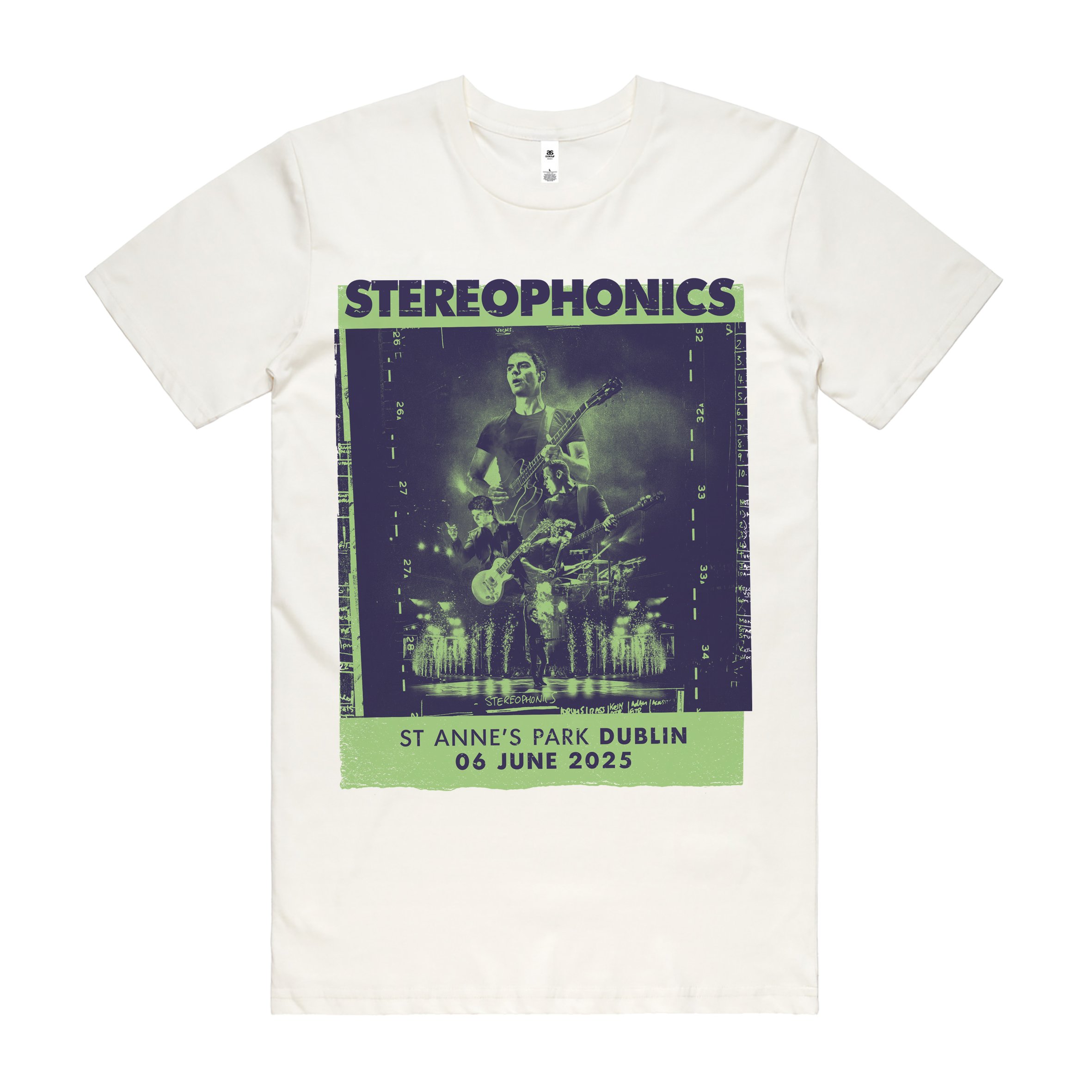Stereophonics - Dublin 2025 White T-Shirt