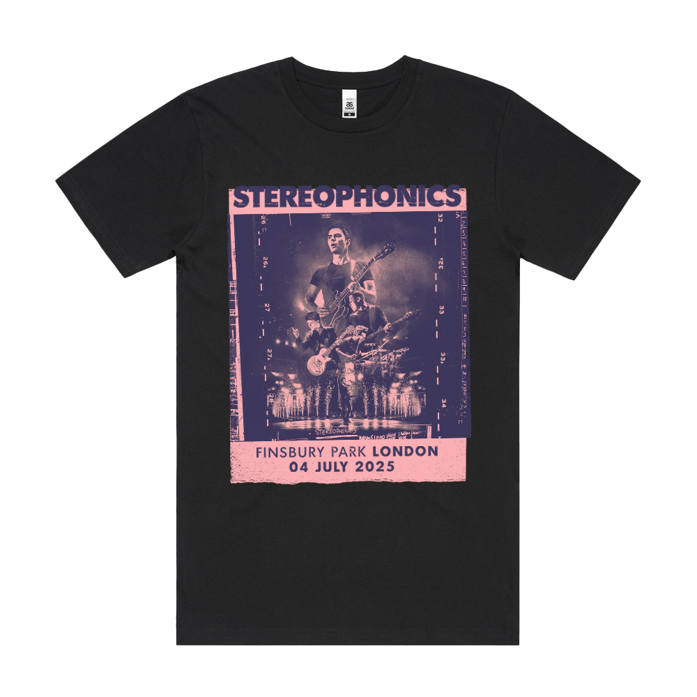 Stereophonics - London 2025 Black T-Shirt