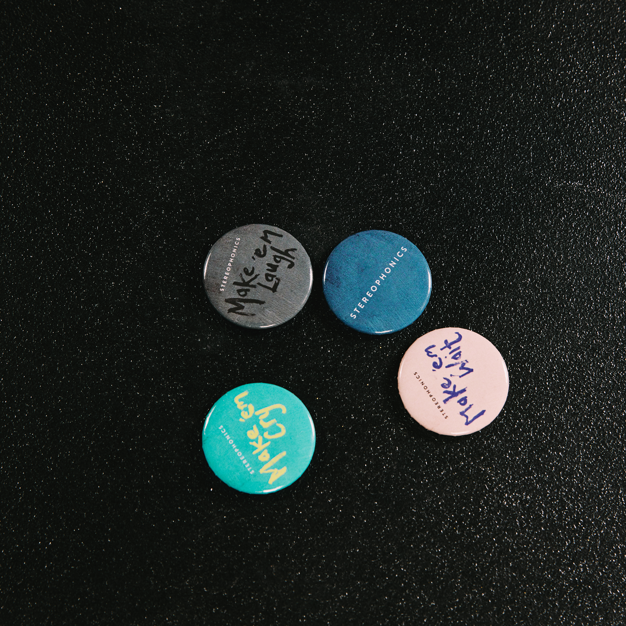 Stereophonics - Make 'em Laugh Badge Set