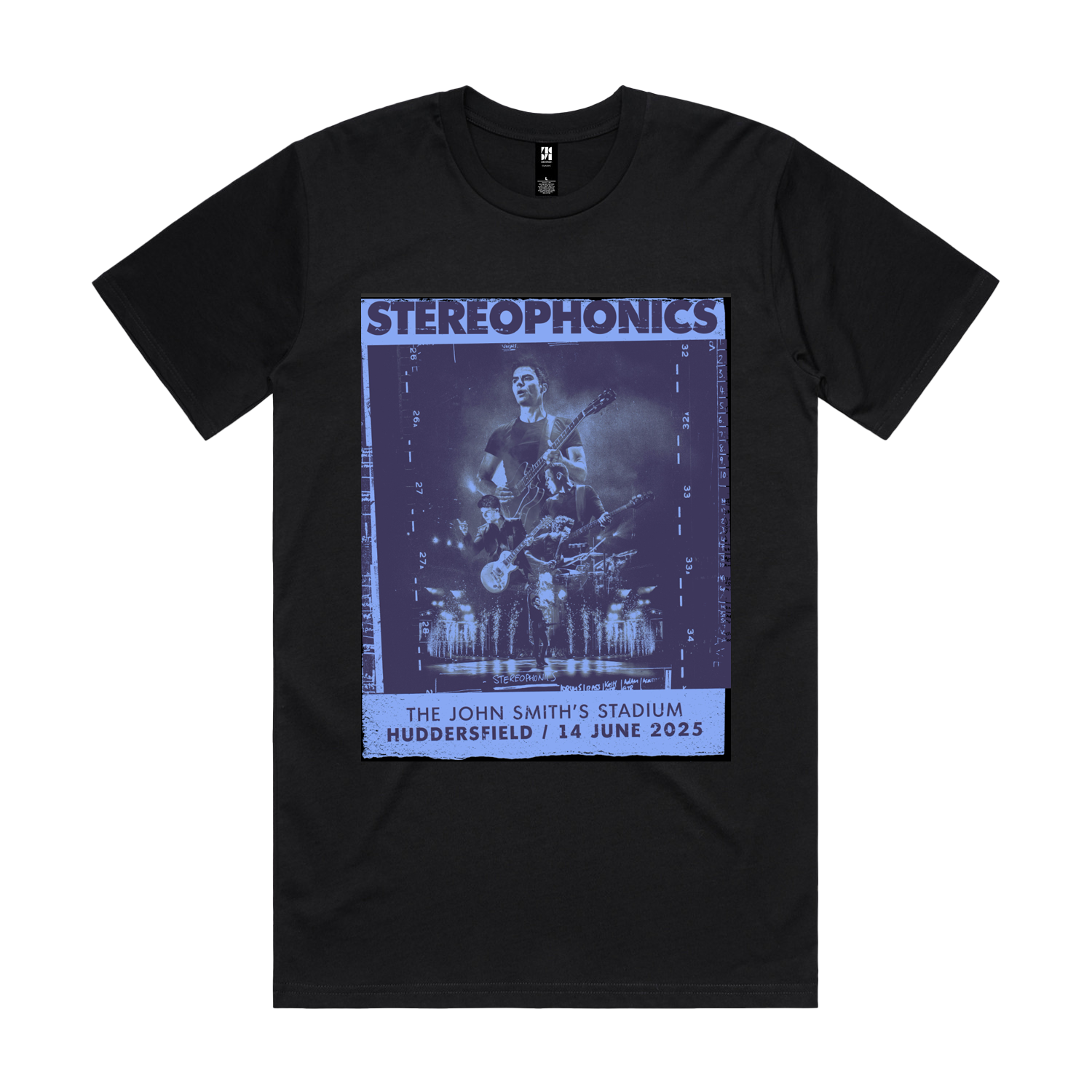 Stereophonics - Huddersfield 2025 Black T-Shirt