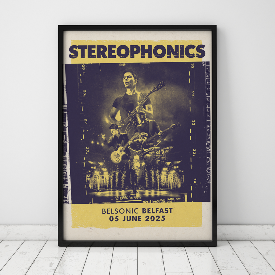 Stereophonics - Belfast 2025 Poster