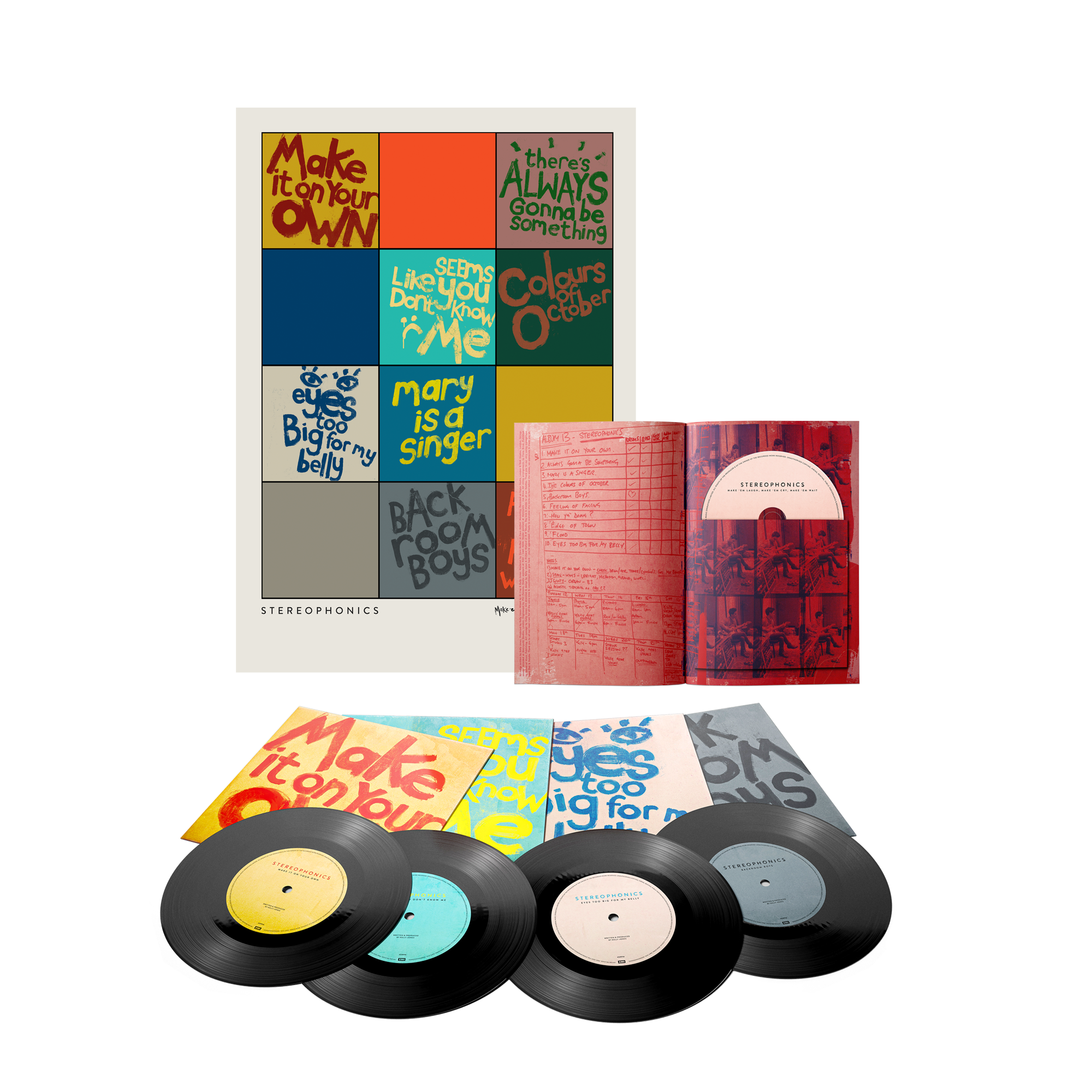 7" Box Set + CD Zine + Tile Poster