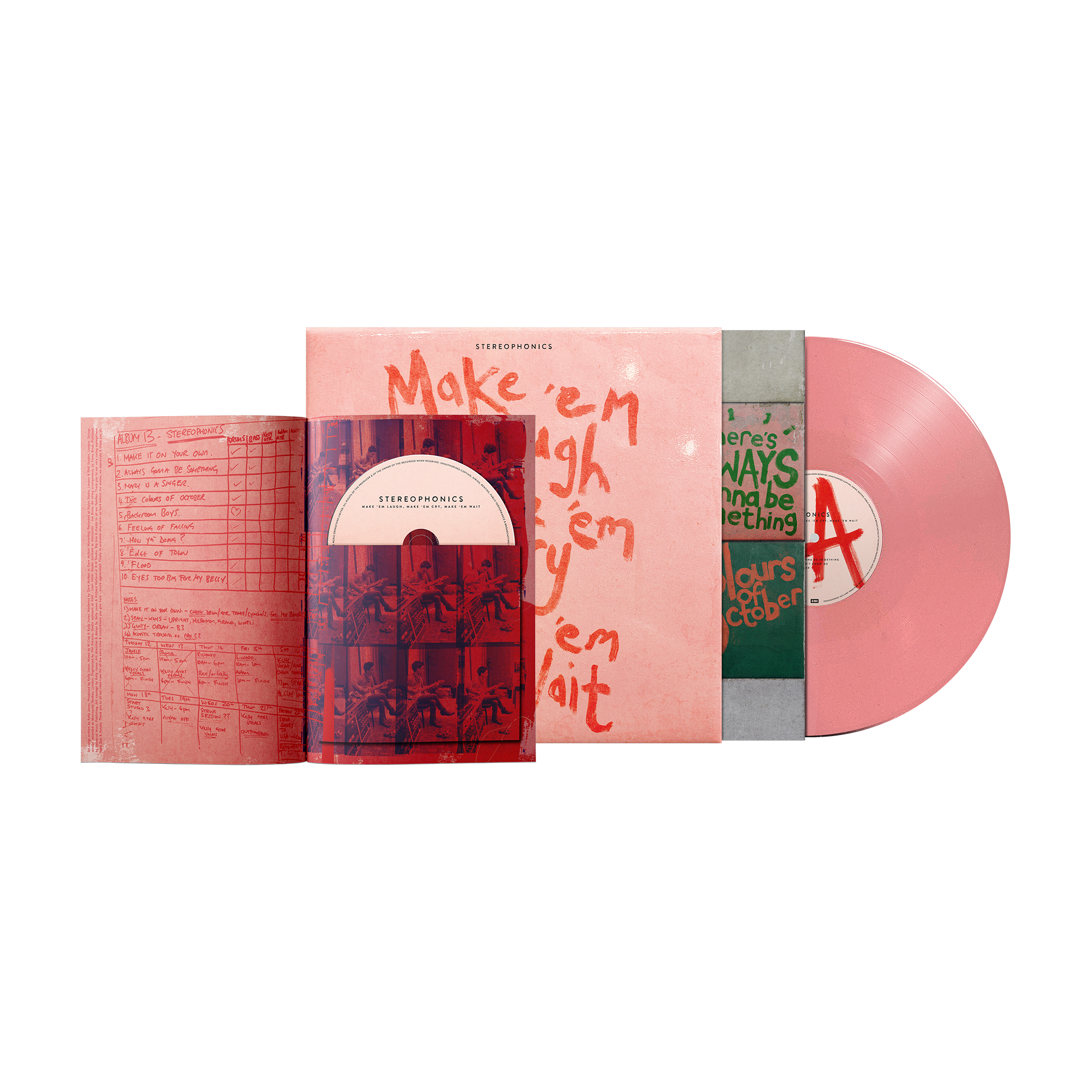 Translucent Pink LP + CD Zine