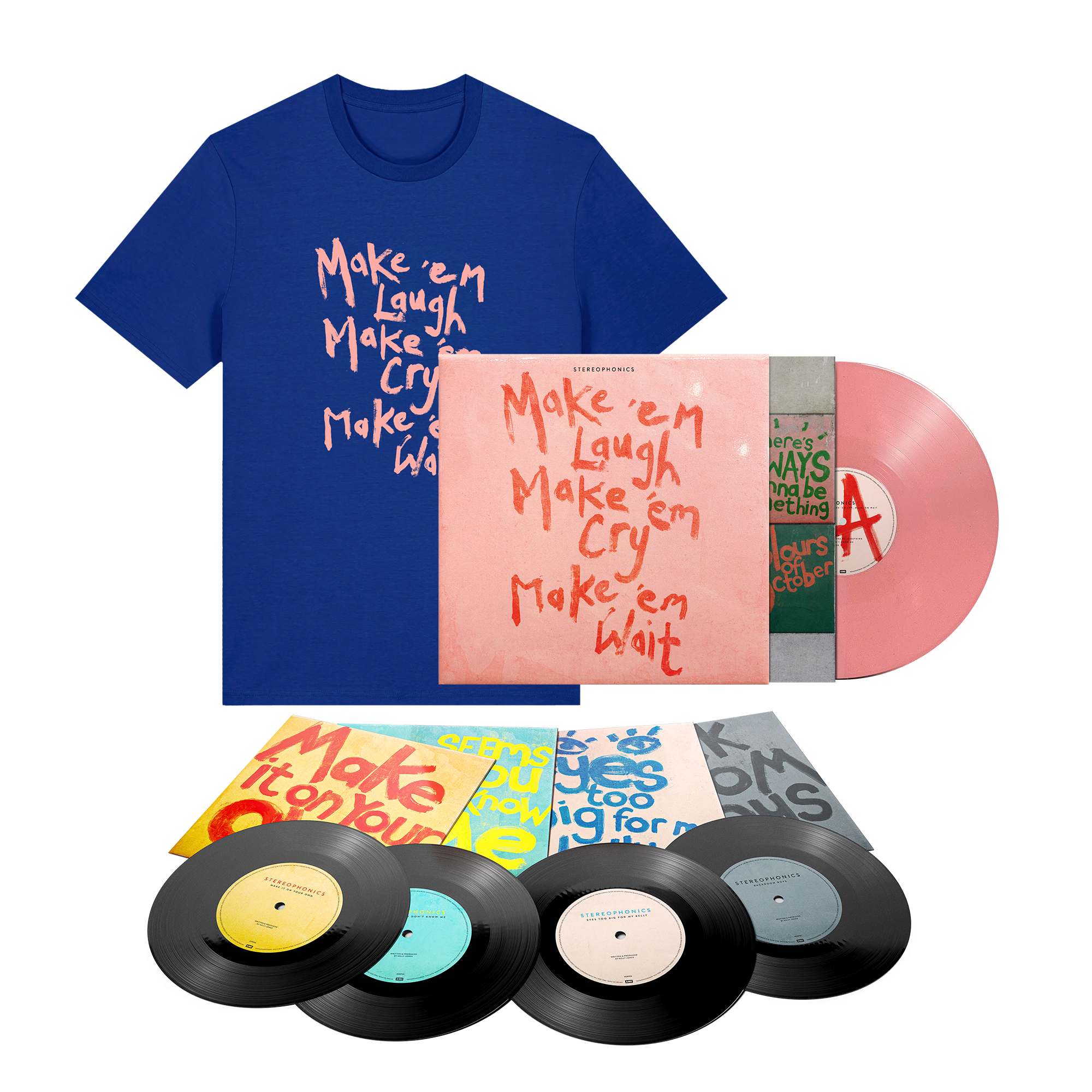 Translucent Pink LP + 7” Box Set + T-Shirt