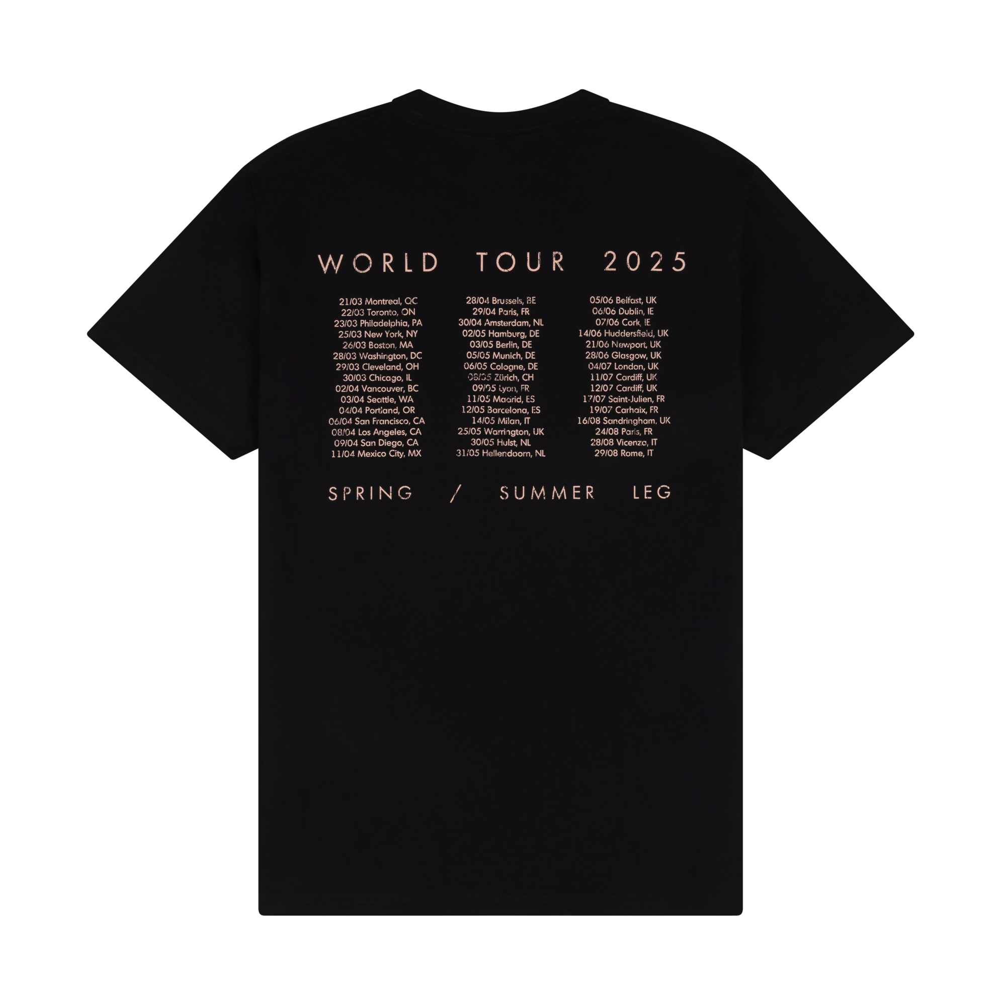 Stereophonics - World Tour 2025 T-Shirt