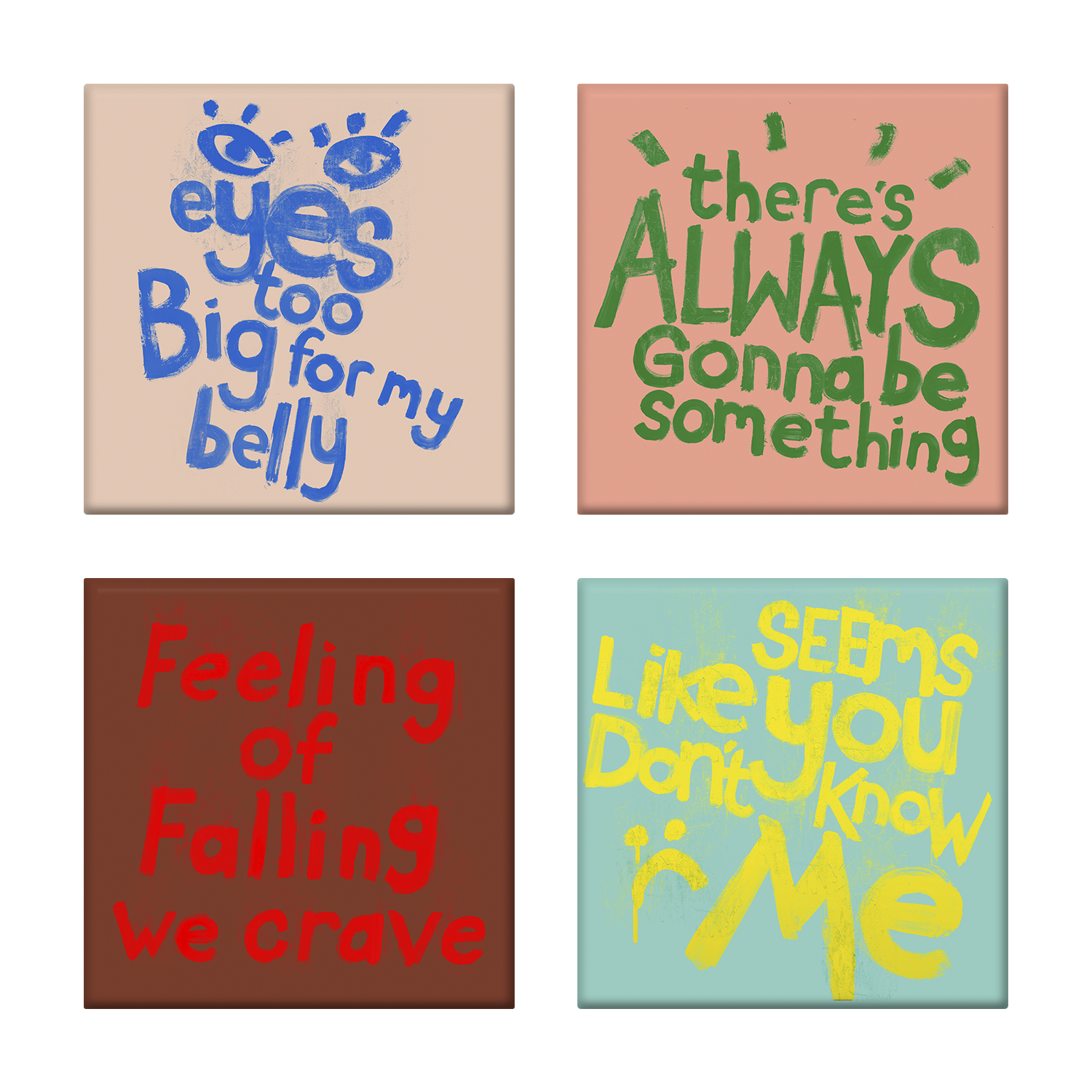 Stereophonics - Make 'em Laugh Ceramic Coaster Set 2