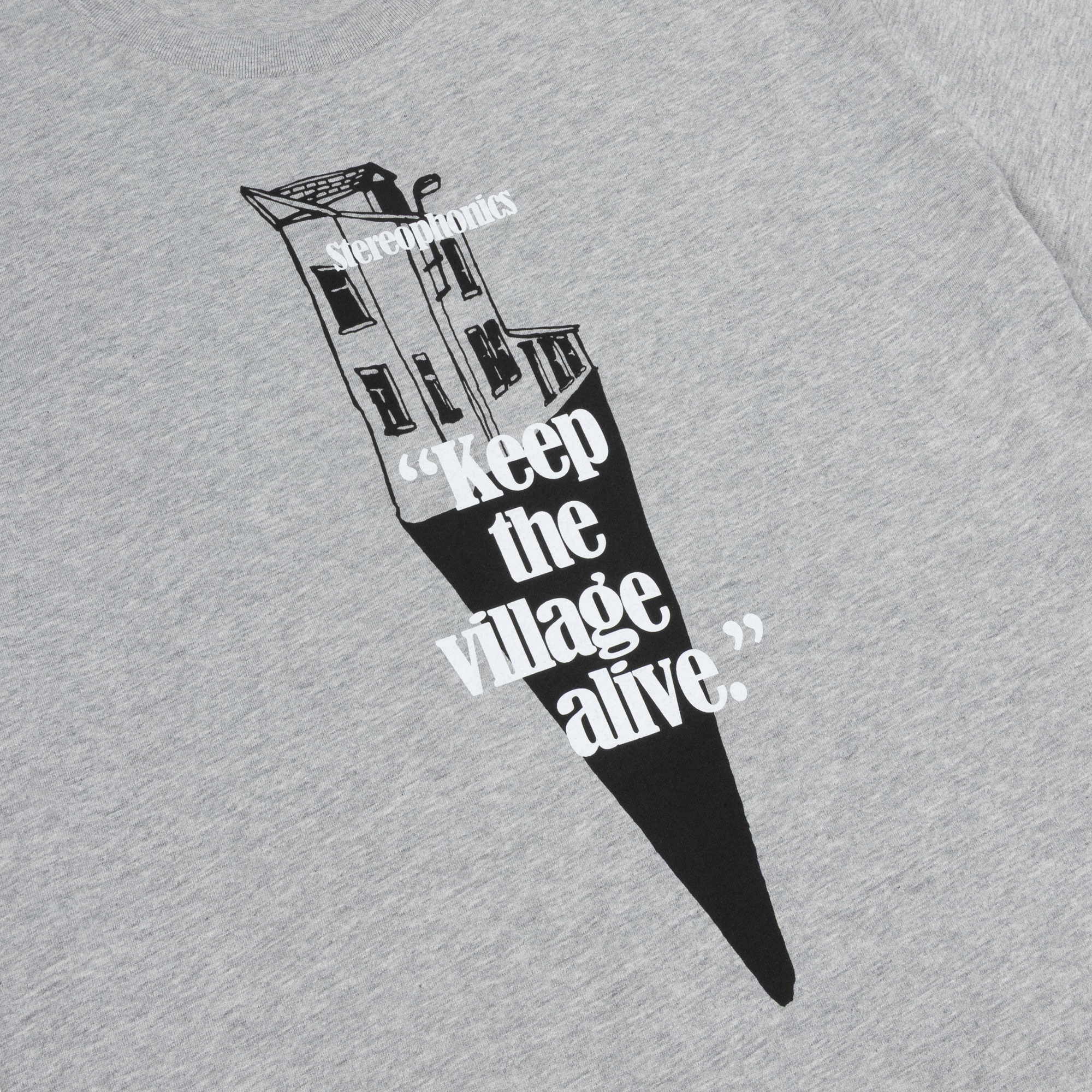 Stereophonics - Vintage Keep The Village Alive Grey T-Shirt