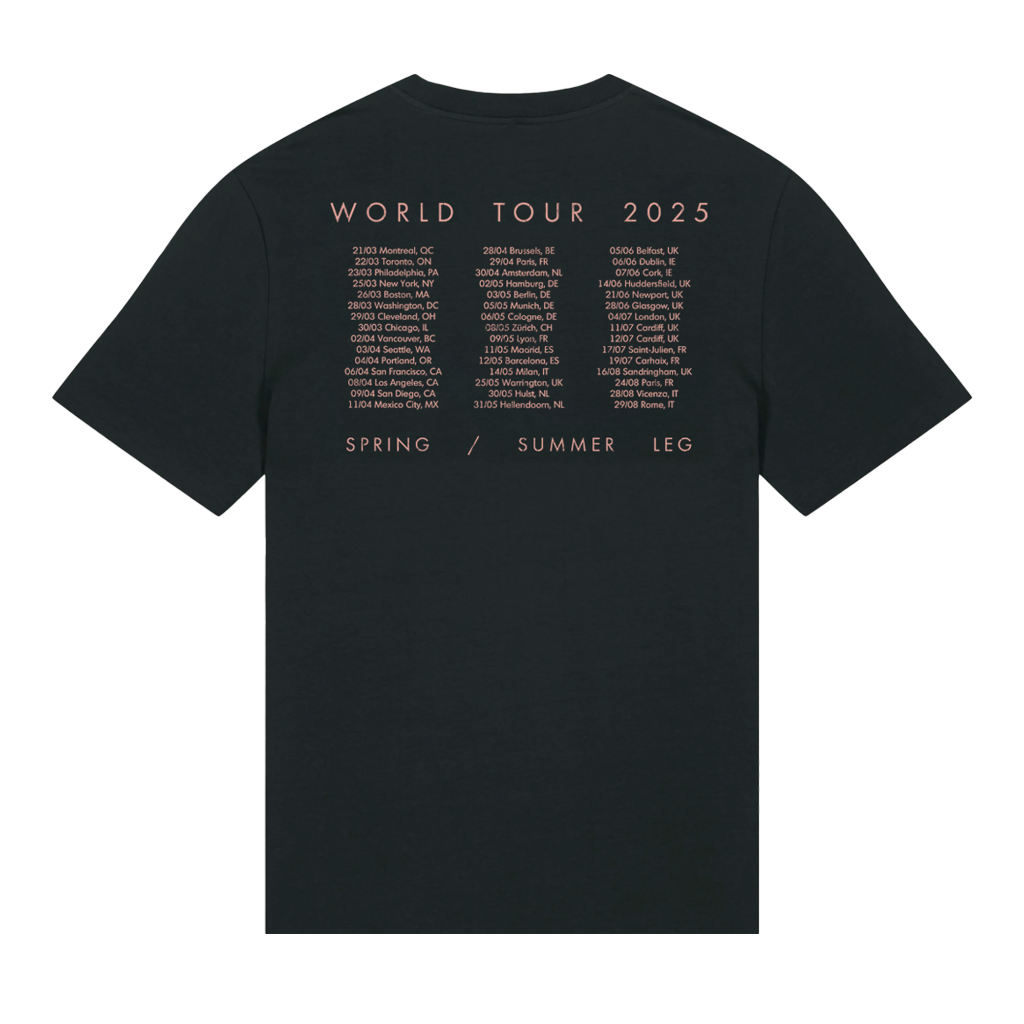 Stereophonics - World Tour 2025 T-Shirt